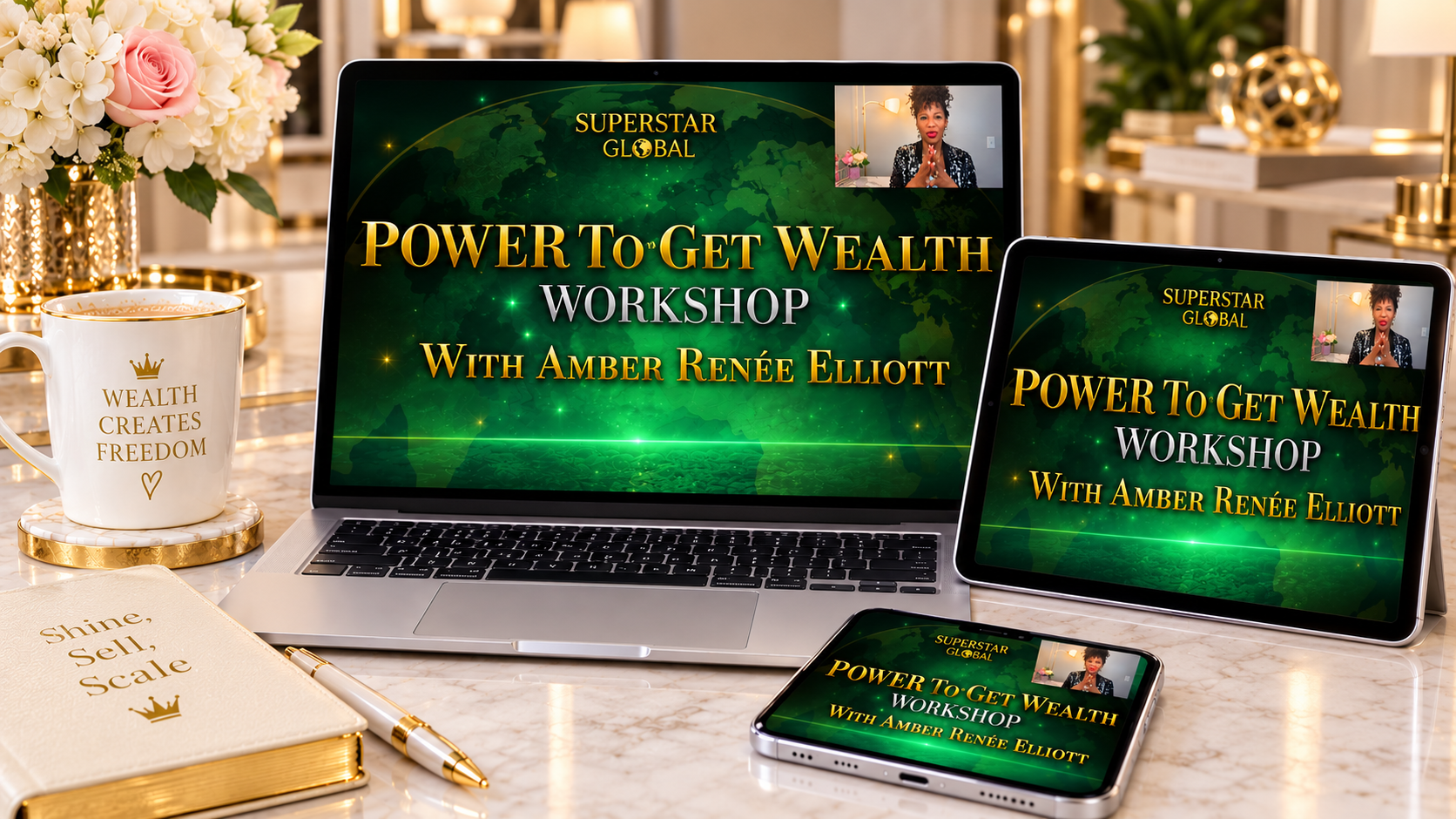 POWER To Get Wealth Workshop Mockup POWER To Get Wealth Workshop Mockup